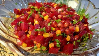 Beetroot Salad Recipe  How To Make Beetroot Salad  Simple and healthy Homemade Salad [upl. by Past]