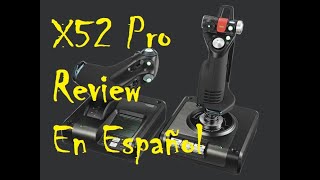 Review Logitech G Saitek x52 PRO  Configuración Básica en Español [upl. by Monie]