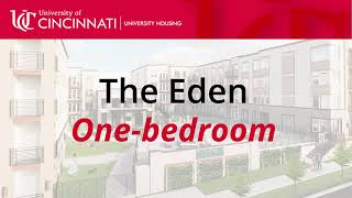 University Housing  OneBedroom Apartment at The Eden [upl. by Anna519]