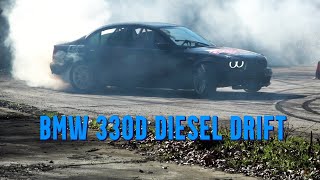 BMW 330d diesel drift  Bmw diesel power M57D30 306D1 engine 320 hp [upl. by Nosiram]