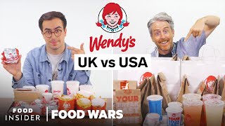 US vs UK Wendy’s  Food Wars [upl. by Blockus661]