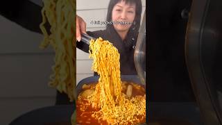 MAKING SPICY NOODLE HOT POT WHEN THIS HAPPENED shorts viral mukbang [upl. by Meirrak]