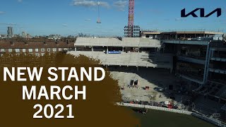 Our new stand taking shape  A quick look around One Oval Square at The Kia Oval [upl. by Chubb]