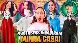 YOUTUBERS INVADIRAM A NOSSA CASA [upl. by Yrebmik]