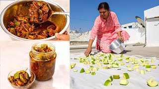 Sweet and Spicy Pear Pickle  नास्पतीको अचार  Naspatiko Achar  KanchhiKitchen [upl. by Nilyram14]