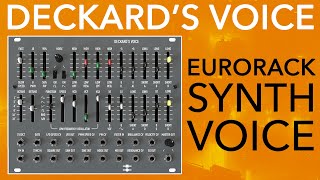 Black Corporation Deckards Voice  Dreamy Eurorack Synth Voice [upl. by Aknaib301]