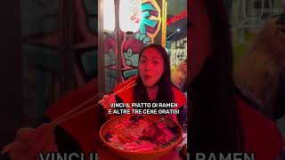 DOVE MANGIARE RAMEN GRATIS A MILANO food [upl. by Adnot804]