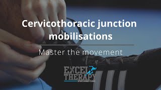 Cervicothoracic junction mobilisation exercise for thoracic spine mobility [upl. by Francklin]