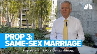 California Prop 3 explained Samesex marriage  NBCLA [upl. by Mercy]