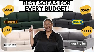 My Top 10 Favorite Sofas From Least to Most Expensive Amazon Ikea Pottery Barn Macys amp More [upl. by Enirrok]