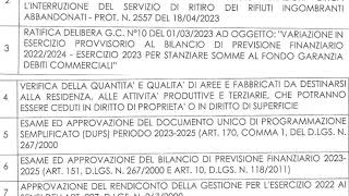 Audio Consiglio 28 Aprile 2023 San Colombano Certenoli GE [upl. by Esirec]