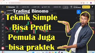 Trading Binomo teknik simple tapi profit [upl. by Thesda950]