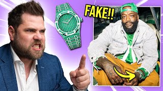 Watch Expert Exposes Rick Ross 35M Counterfeit Watch [upl. by Amaerd]