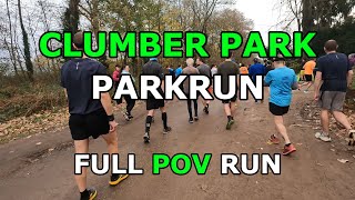 Clumber Park Parkrun FULL POV RUN 30112024 [upl. by Lunseth]