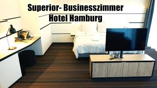 Hotel Hamburg Hyperion Hotel Superior und Businesszimmer Roomtour [upl. by Ober356]