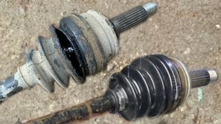 How To Restoration Drive Shaft amp CV Joint Inner End Outer Boots Change [upl. by Nilats953]