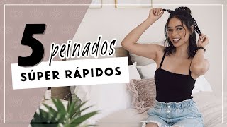 ¡PEINADOS FÁCILES para cabello corto  AnaVbon [upl. by Faunie]