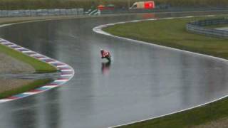 Moto Gp BRNO 2008 powerslide in wet practice by jarsoon [upl. by Iris]