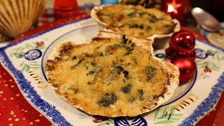 Mes COQUILLES SAINTJACQUES A LA BRETONNE  Pour les fêtes   Mère Mitraille  Gourmandises TV [upl. by Eibocaj]