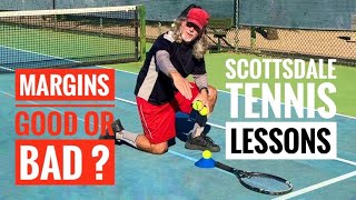 One Minute Tennis Tip  Margins Good or Bad [upl. by Ynaitirb]