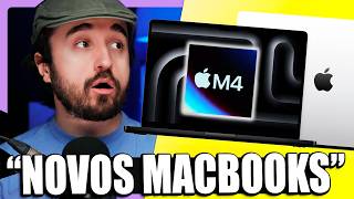 APPLE LANÇA OS NOVOS MACBOOKS com M4 [upl. by Aracahs]