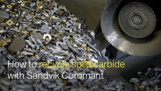 How to recycle solid carbide with Sandvik Coromant [upl. by Helban]