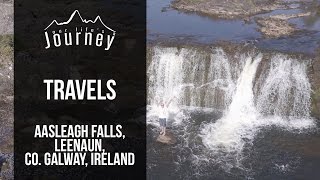 Aasleagh Falls Leenaun Co Galway Ireland [upl. by Ahsirtal]