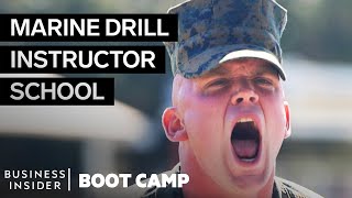 How Marine Corps Drill Instructors Are Trained  Boot Camp [upl. by Aicenad]