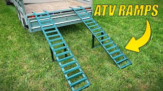 DIY  Ramps for ATVMotorcycle  Najazdy pod quada  motocykl [upl. by Dippold]