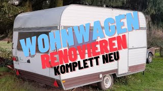 Wohnwagen Renovierung Teil 12 2023 Innen und Aussen [upl. by Clementina]