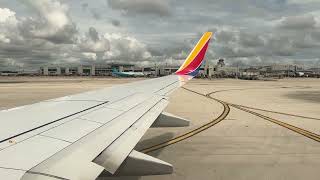 Southwest Airlines taking off from Miami International Airport in 4K [upl. by Anitsirt]