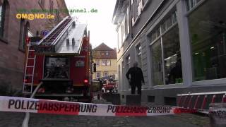 Eberbach Wohnhausbrand in der Altstadt 19102012 [upl. by Gundry128]