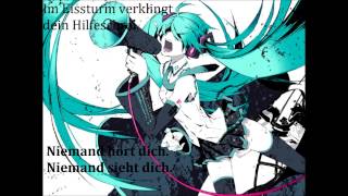 Niemand hört dich Lyrics  Nightcore HD [upl. by Aleen601]