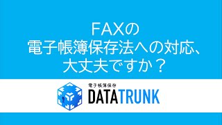 電子帳簿保存法対応ストレージ「DATATRUNK」 [upl. by Voltmer638]