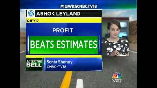 EarningsMinute Ashok Leyland Vrooms In Q1 [upl. by Notyad]