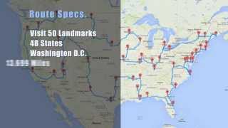 The Best Way to Drive Across the US and See Major Landmarks [upl. by Aruat]