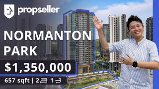 HighFloor Corner Unit with Stunning Views  Normanton Park  Propseller Property Tours [upl. by Daas]