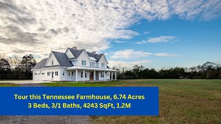 Tour this Tennessee Farmhouse New Construction on 674 Acres [upl. by Darla]