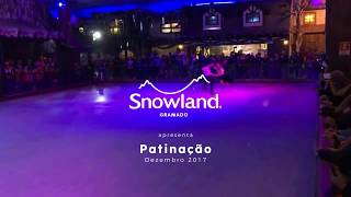 Patinação Artística Snowland única atração de Patinação no gelo em Gramado [upl. by Sanfred]