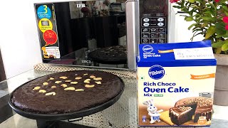 Pillsbury Rich Choco Oven Cake Mix  Baking Cake in Oven  IFB Microwave Oven Cake Demo [upl. by Stannwood]