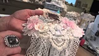 Shabby Chic Doily Wall Hanging [upl. by Nibuz]