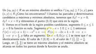 Máximos y mínimos de funciones de varias variables con restricciones [upl. by Megen]