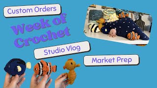 Week of Crochet Studio Vlog amp Fighting Burnout Tips amp Tricks to Push Forward amp Custom Orders [upl. by Utta]