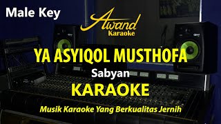 Ya Asyiqol Musthofa Karaoke Nada Pria  Nada Cowok Versi Baru [upl. by Chao]