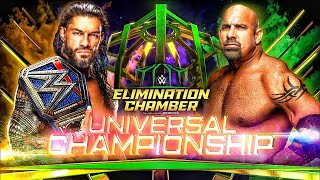 WWE Elimination Chamber 2022 Roman Reigns vs Goldberg Promo [upl. by Kreager]