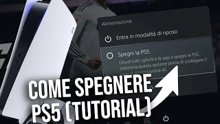 Come spegnere PS5  Come spegnere una PS5 [upl. by Notniuq]