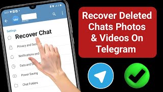 How To Recover Deleted Telegram Message Chats Pictures and Videos  2024 [upl. by Otrebla980]