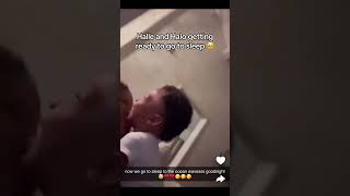 HALO LAUGHING AT HIS MOM😭😭😭 fyp ddg halo baby babyhalo hallebailey halomeme viral babytok [upl. by Aniroc]