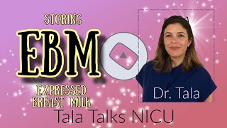 How to SAFELY pump and STORE breast milk  Tala Talks NICU [upl. by Etnovad]