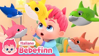 Bebefinn Cinque Piccoli Squali  Italiano  Canzoni per Bambini [upl. by Jean50]